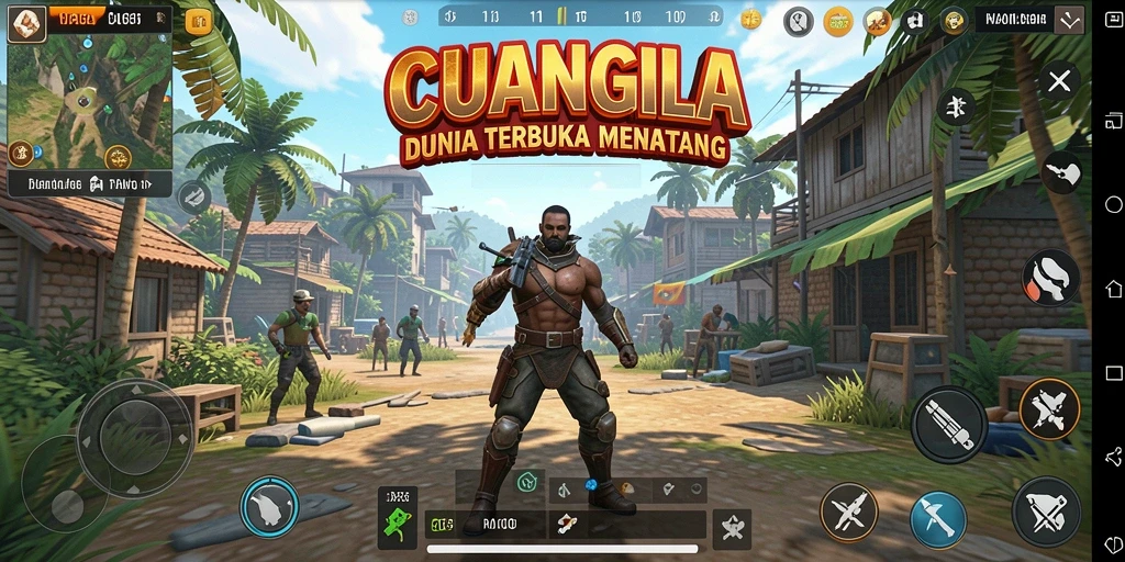 Tangkapan layar gameplay menampilkan dunia terbuka yang luas dan dinamis.