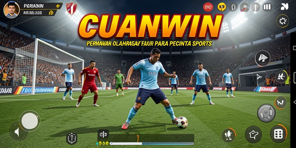 Tampilan dinamis gameplay olahraga di CUANWIN yang mengasyikkan.
