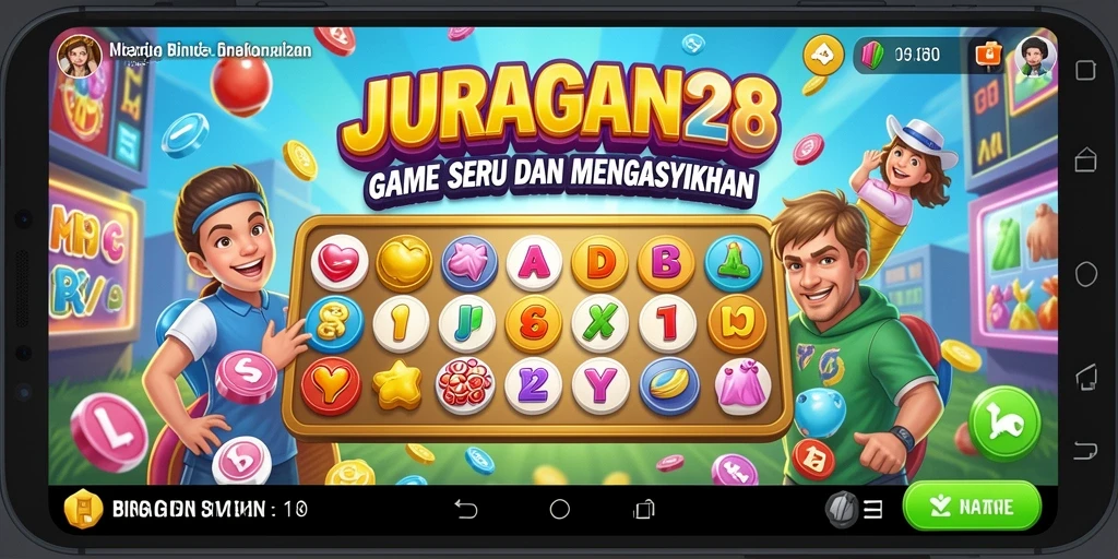 Tampilan menarik dari gameplay JURAGAN28 yang seru dan interaktif.