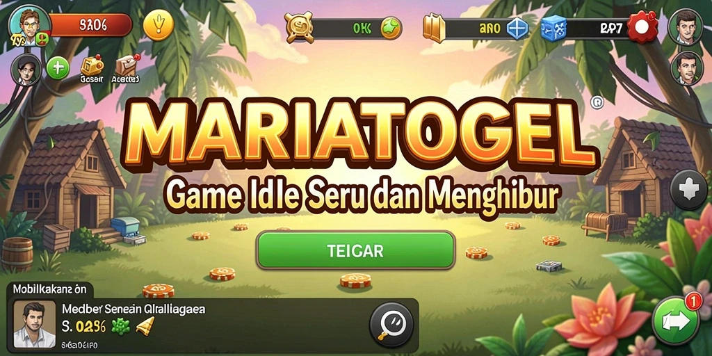 Screenshot gameplay MARIATOGEL menampilkan aksi santai dan interaktif.