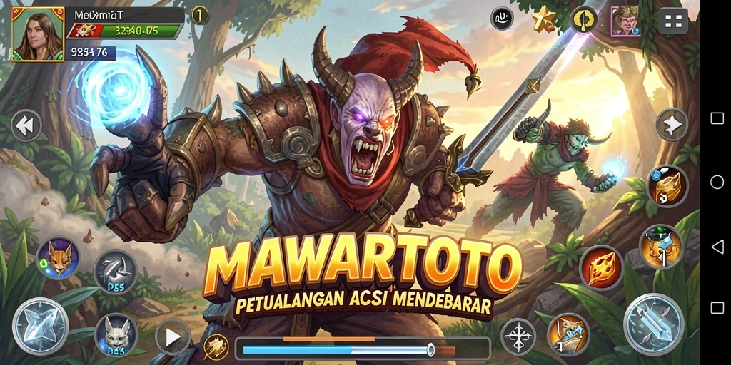 Tangkapan layar permainan MAWARTOTO yang menampilkan aksi menegangkan.