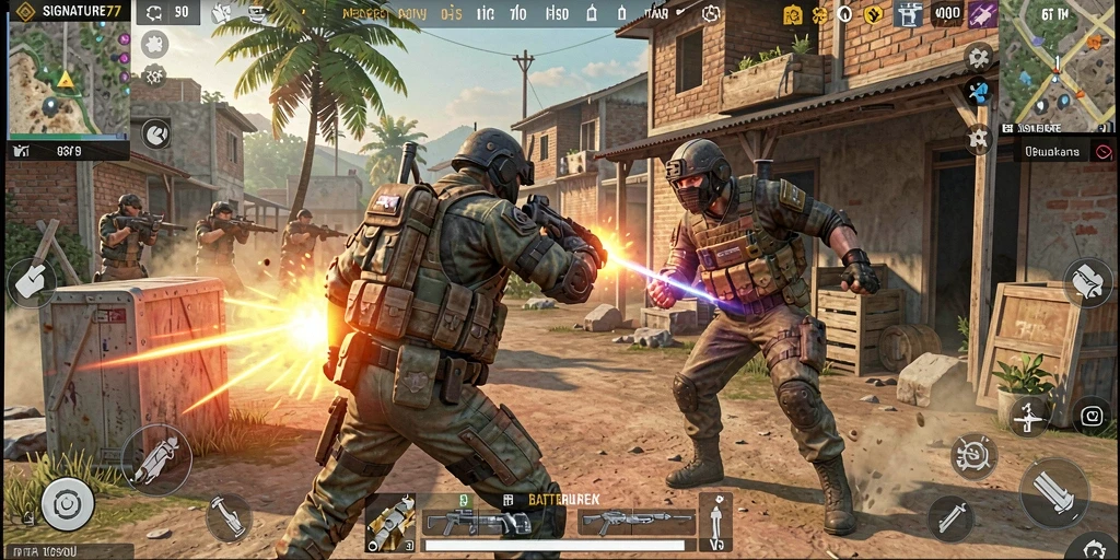 Gameplay mendebarkan dalam pertempuran <strong>SIGNATURE77</strong> di pulau tempur.