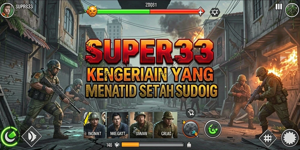 Gameplay menyeramkan di dalam dunia kegelapan SUPER33.